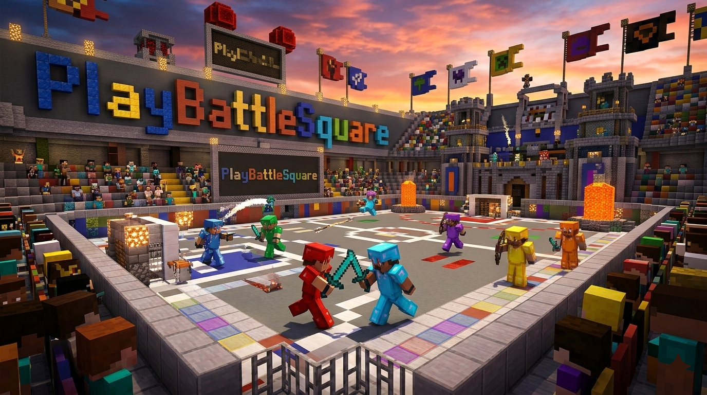 Minecraft PlayBattleSquare