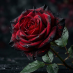 Rose with Black